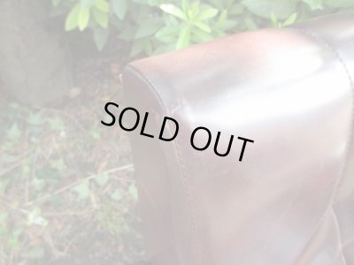 画像13: レトロな一人掛けソファ 茶 (1)