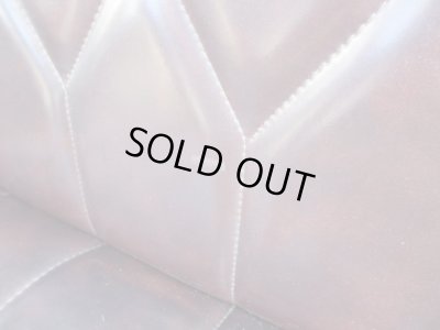 画像12: レトロな2.5人掛けソファ 茶