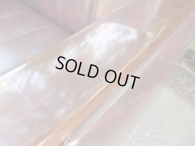 画像10: レトロな一人掛けソファ 茶 (2)