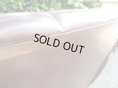 画像7: レトロな一人掛けソファ 茶 (2)