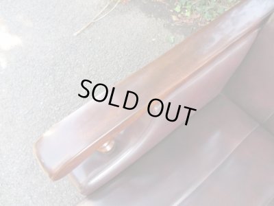 画像11: レトロな一人掛けソファ 茶 (2)