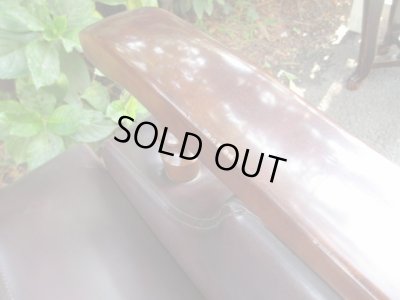 画像10: レトロな一人掛けソファ 茶 (1)