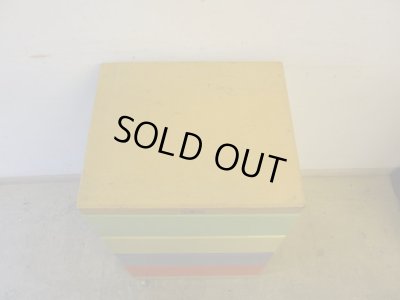 画像4: レトロポップな4段チェスト 引出し