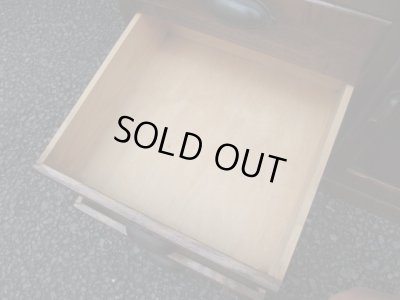 画像16: 昭和レトロ 楢材ガラス戸棚 ダイヤガラス 水屋