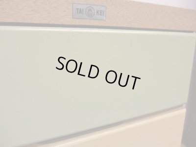 画像7: レトロポップな4段チェスト 引出し