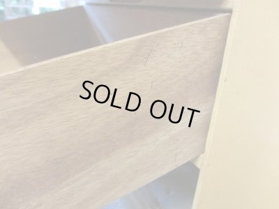 画像11: レトロポップな4段チェスト 引出し