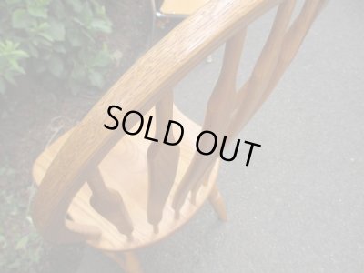 画像10: カナダ製 オーク材ウィンザーチェア 椅子