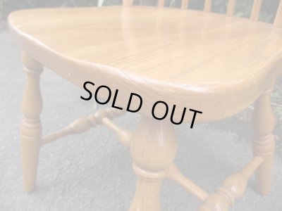 画像8: カナダ製 オーク材ウィンザーチェア 椅子