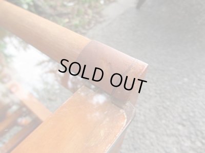 画像8: レトロなガラストップコーヒーテーブル