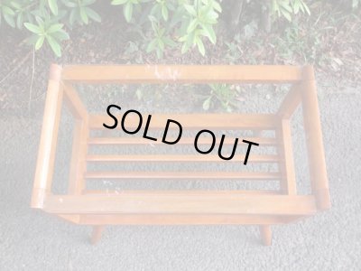 画像3: レトロなガラストップコーヒーテーブル