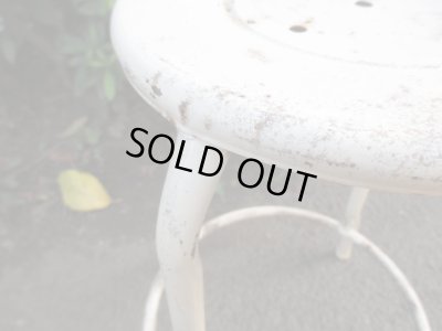 画像5: 古いメタルスツール インダストリアル (1)