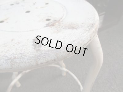 画像6: 古いメタルスツール インダストリアル (1)