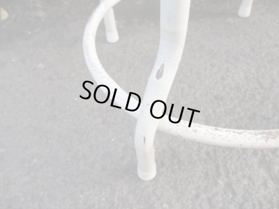 画像6: 古いメタルスツール インダストリアル (2)