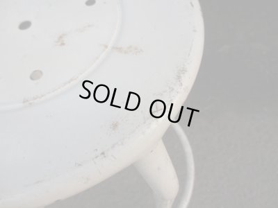 画像5: 古いメタルスツール インダストリアル (2)