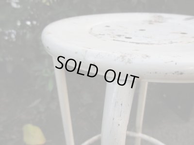 画像4: 古いメタルスツール インダストリアル (1)