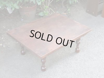 画像3: レトロ 桜無垢材 座卓 テーブル