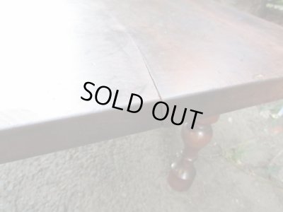 画像8: レトロ 桜無垢材 座卓 テーブル