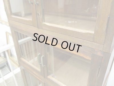 画像10: 古い 5段スタッキングガラスキャビネット