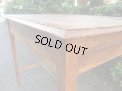 画像7: フランスヴィンテージ オーク材テーブル