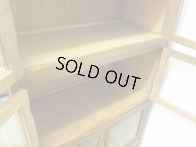 画像13: 古い 5段スタッキングガラスキャビネット