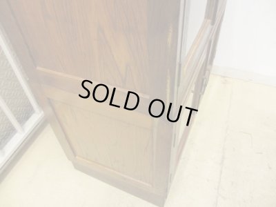 画像12: 古い 5段スタッキングガラスキャビネット