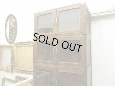 画像6: 古い 5段スタッキングガラスキャビネット