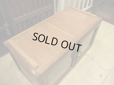 画像17: 古い 5段スタッキングガラスキャビネット