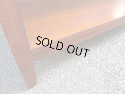 画像9: 木製コンソールテーブル 本棚 カウンター