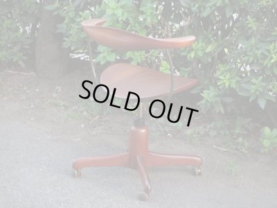 画像4: 北欧デザイン チーク材アームチェア デスクチェア