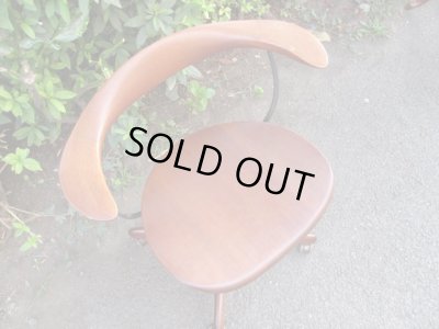 画像5: 北欧デザイン チーク材アームチェア デスクチェア