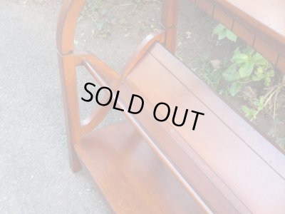 画像6: 木製コンソールテーブル 本棚 カウンター