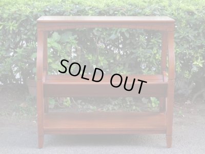 画像3: 木製コンソールテーブル 本棚 カウンター