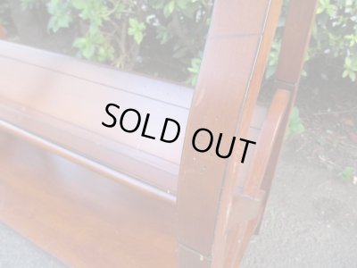 画像8: 木製コンソールテーブル 本棚 カウンター