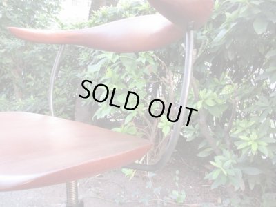 画像7: 北欧デザイン チーク材アームチェア デスクチェア