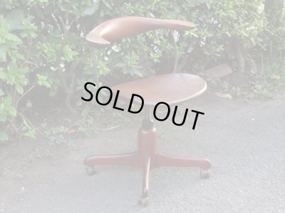 画像3: 北欧デザイン チーク材アームチェア デスクチェア