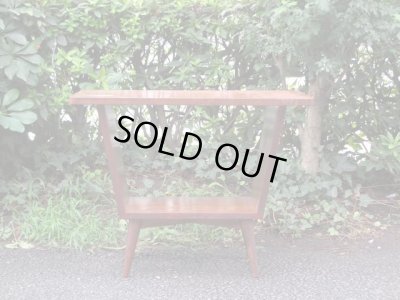 画像2: 昭和レトロ 木製コーヒーテーブル