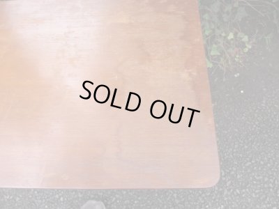 画像5: 昭和レトロ 木製コーヒーテーブル