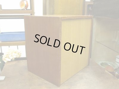 画像3: 古い木製4杯小引出し A4収納