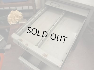 画像11: 古いメタル製 6杯小引出し ドロワー