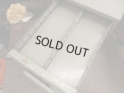 画像10: 古いメタル製 6杯小引出し ドロワー