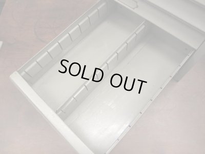 画像15: 古いメタル製 6杯小引出し ドロワー