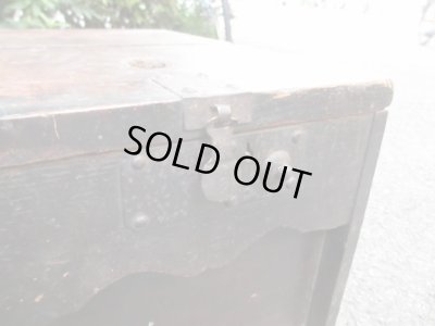 画像7: 古い木箱 時代家具