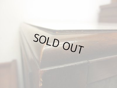 画像10: 古い扉付き 10杯引出し レコードケース