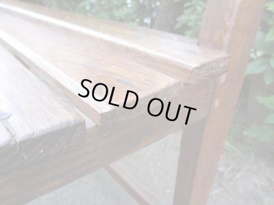 画像6: ヴィンテージ 木製ベンチ 椅子