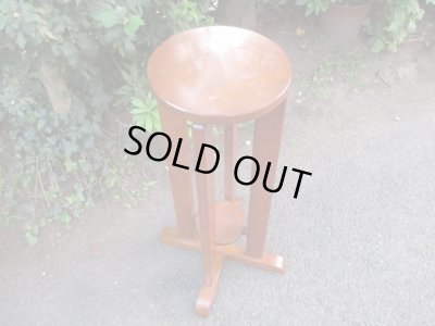 画像2: 古い回転式花台 プランタースタンド