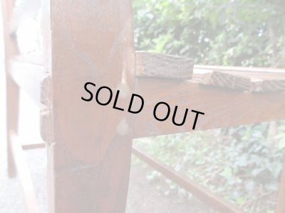 画像12: ヴィンテージ 木製ベンチ 椅子