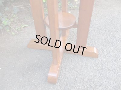 画像6: 古い回転式花台 プランタースタンド