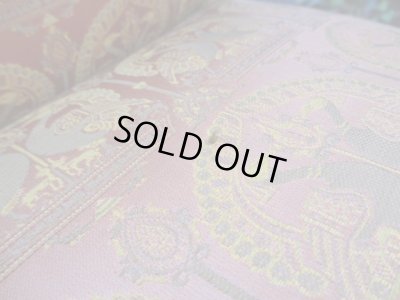 画像9: オリエンタル柄の一人掛けソファ 桜材 (3)