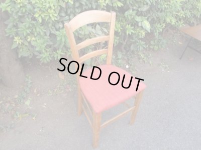 画像2: ヴィンテージ メープル材 ダイニングチェア 椅子