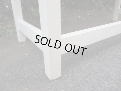 画像14: 横長の木製デスク 机